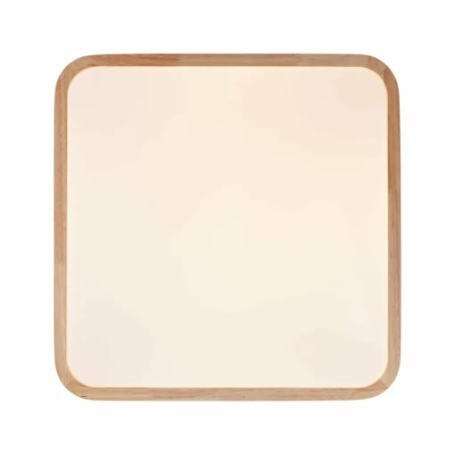 Brilliant Plafonnier LED Tumeo, longueur 40 cm, bois clair, métal/bois| Plafonniers Led|Plafonniers