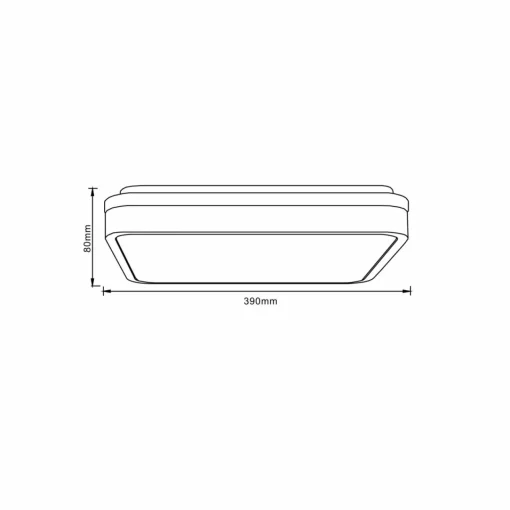 Brilliant Plafonnier LED Tumeo, longueur 40 cm, bois clair, métal/bois| Plafonniers Led|Plafonniers