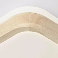 Brilliant Plafonnier LED Tumeo, longueur 40 cm, bois clair, métal/bois| Plafonniers Led|Plafonniers