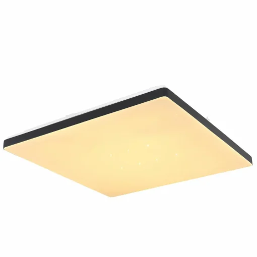 Globo Plafonnier LED Ully smart Tuya, CCT, noir| Plafonniers Led|Plafonniers