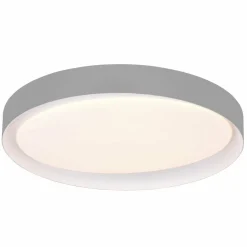 Reality Leuchten Plafonnier LED Zeta tunable white, gris/doré| Plafonniers Led|Plafonniers