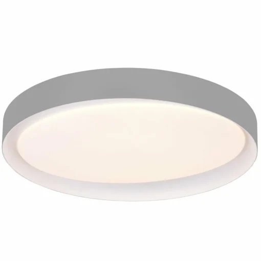 Reality Leuchten Plafonnier LED Zeta tunable white, gris/doré| Plafonniers Led|Plafonniers