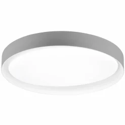 Reality Leuchten Plafonnier LED Zeta tunable white, gris/doré| Plafonniers Led|Plafonniers