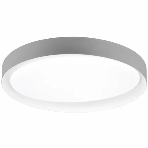 Reality Leuchten Plafonnier LED Zeta tunable white, gris/doré| Plafonniers Led|Plafonniers