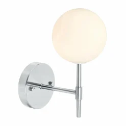 PR Home Sigma S applique LED 1 lampe chromée/opale| Appliques Murales Led|Appliques Murales