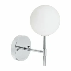 PR Home Sigma S applique LED 1 lampe chromée/opale| Appliques Murales Led|Appliques Murales