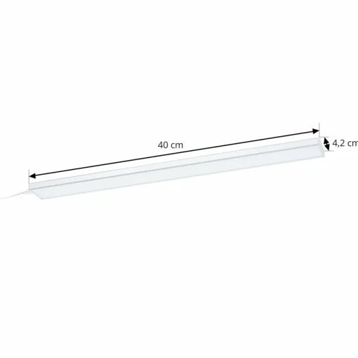 PRIOS Ashtonis lampe sous meuble LED angles 40 cm| Luminaires Led D'Intérieur