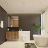 PRIOS Edwina Plafonnier LED, argent, 12,2cm, 10pcs| Luminaires Led D'Intérieur