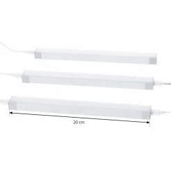 PRIOS Esbena lampe sous meuble LED CCT 20 cm x3| Luminaires Led D'Intérieur