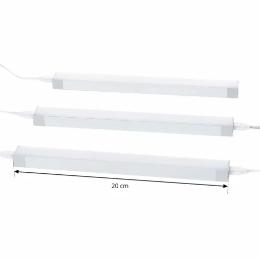 PRIOS Esbena lampe sous meuble LED CCT 20 cm x3| Luminaires Led D'Intérieur