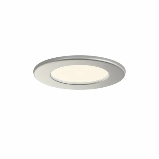 PRIOS lampe encastrable LED Cadance, argent, 11,5 cm, 3 pièces, intensité| Spots Encastrés Led|Luminaires Led D'Intérieur