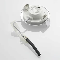 PRIOS lampe encastrable LED Cadance, argent, 11,5 cm, 3 pièces, intensité| Spots Encastrés Led|Luminaires Led D'Intérieur