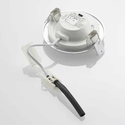 PRIOS lampe encastrable LED Cadance, argent, 11,5 cm, 3 pièces, intensité| Spots Encastrés Led|Luminaires Led D'Intérieur
