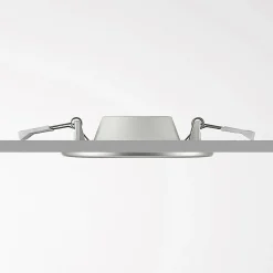 PRIOS lampe encastrable LED Cadance, argent, 11,5cm, 2 pièces, intensité| Spots Encastrés Led|Luminaires Led D'Intérieur
