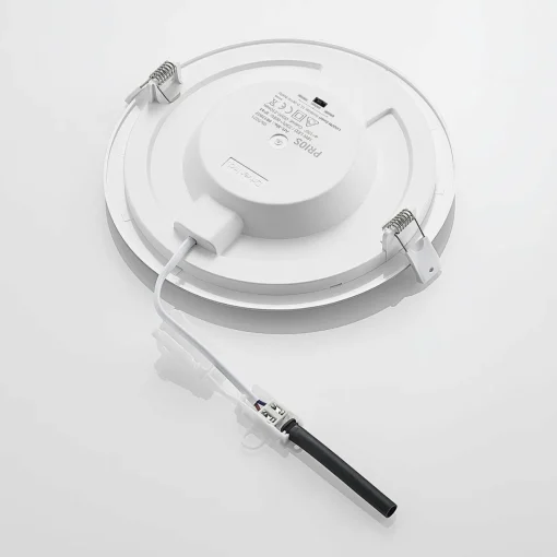 PRIOS lampe encastrable LED Cadance, argent, 22cm, 3 pièces, intensité| Spots Encastrés Led|Luminaires Led D'Intérieur