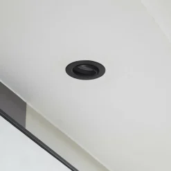 PRIOS luminaire encastrable LED Shima, noir, 9 W, 3000K, intensité variable| Spots Encastrés Led|Luminaires Led D'Intérieur