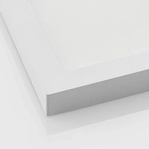 PRIOS Plafonnier LED Alette, blanc, 22,7 cm 24W, intensité variable| Luminaires Led D'Intérieur