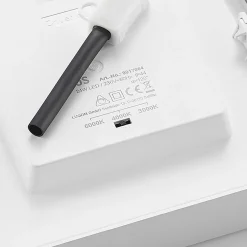 PRIOS Plafonnier LED Alette, blanc, 22,7 cm 24W, intensité variable| Luminaires Led D'Intérieur