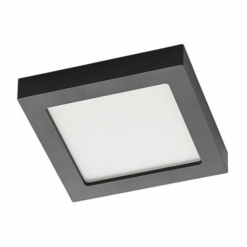 PRIOS Plafonnier LED Alette, noir, 24 W, CCT, intensité variable| Plafonniers Led|Plafonniers
