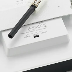 PRIOS Plafonnier LED Alette, noir, 24 W, CCT, intensité variable| Plafonniers Led|Plafonniers