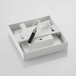 PRIOS Plafonnier LED Alette, blanc, 17,2 cm, intensité variable| Plafonniers Led|Plafonniers