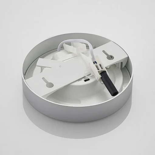 PRIOS Plafonnier LED Edwina, argent, 17,7 cm, intensité variable| Plafonniers Led|Plafonniers