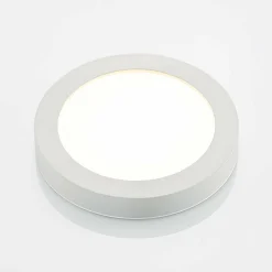 PRIOS Plafonnier LED Edwina, blanc, 24,5 cm, intensité variable| Plafonniers Led|Plafonniers
