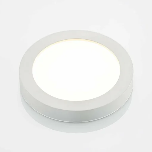 PRIOS Plafonnier LED Edwina, blanc, 24,5 cm, intensité variable| Plafonniers Led|Plafonniers