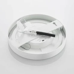 PRIOS Plafonnier LED Edwina, blanc, 24,5 cm, intensité variable| Plafonniers Led|Plafonniers
