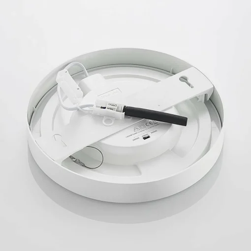 PRIOS Plafonnier LED Edwina, blanc, 24,5 cm, intensité variable| Plafonniers Led|Plafonniers