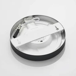 PRIOS Plafonnier LED Edwina, noir, 22,6 cm, CCT, intensité variable| Plafonniers Led|Plafonniers