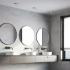 PRIOS Plafonnier LED Edwina, argent, 17,7cm, 2 pièces, intensité variable| Plafonniers Led|Plafonniers
