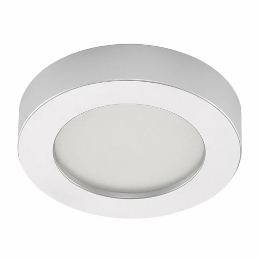 PRIOS Plafonnier LED Edwina, argent, 17,7cm, 2 pièces, intensité variable| Plafonniers Led|Plafonniers
