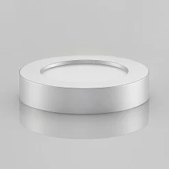PRIOS Plafonnier LED Edwina, argent, 17,7cm, 2 pièces, intensité variable| Plafonniers Led|Plafonniers
