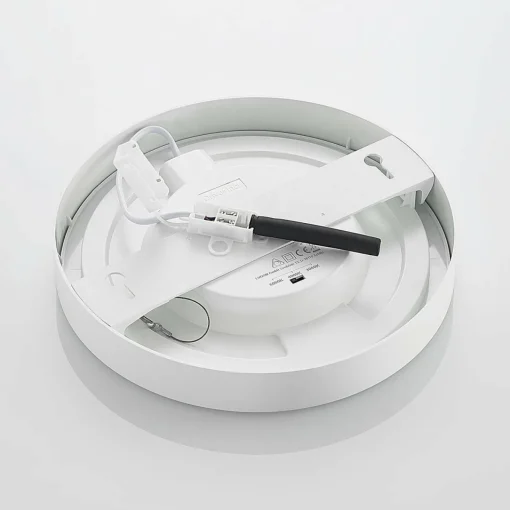 PRIOS Plafonnier LED Edwina, blanc, 24,5 cm, 3 pièces, intensité variable| Plafonniers Led|Plafonniers