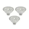 PRIOS réflecteur LED GU5,3 4,9W 500lm 36° clair 827 set de 3 pièces| Ampoules Led|Ampoules Led