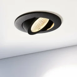 Deko-Light Projecteur encastré LED Dione 4 000 K noir| Spots Encastrés Led|Luminaires Led D'Intérieur