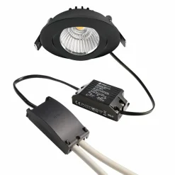 Deko-Light Projecteur encastré LED Dione 4 000 K noir| Spots Encastrés Led|Luminaires Led D'Intérieur