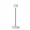Top Light Puk! 80 Eye Table LED, mates, blanc mat/chromé| Lampes À Poser Led|Lampes À Poser Et Lampes De Table