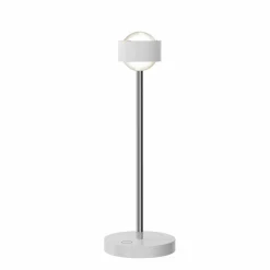 Top Light Puk! 80 Eye Table LED, mates, blanc mat/chromé| Lampes À Poser Led|Lampes À Poser Et Lampes De Table