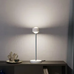 Top Light Puk! 80 Eye Table LED, mates, blanc mat/chromé| Lampes À Poser Led|Lampes À Poser Et Lampes De Table