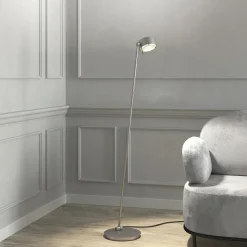 Top Light Puk! 120 Floor LED claires/mates, chromé mat| Lampadaires Led|Lampadaires