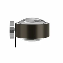 Top Light Puk! 120 Wall spot LED, claires, brun/chromé| Appliques Murales Led|Appliques Murales