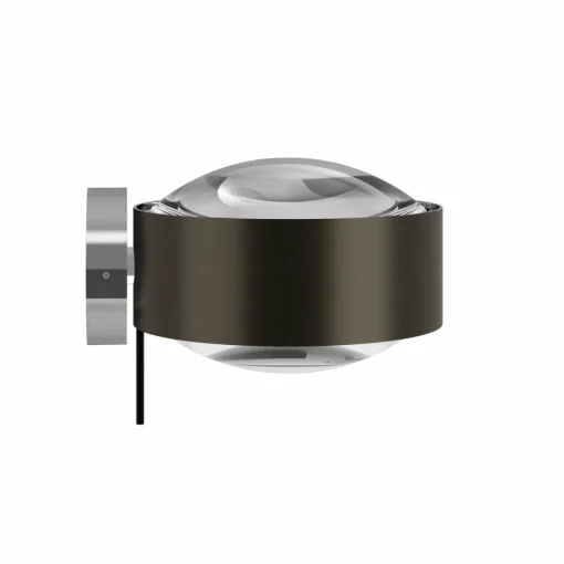 Top Light Puk! 120 Wall spot LED, claires, brun/chromé| Appliques Murales Led|Appliques Murales