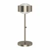 Top Light Puk Maxx Eye Table LED 37cm lentille mat nickel mat| Lampes À Poser Led|Lampes À Poser Et Lampes De Table
