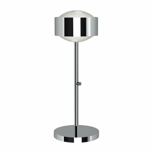 Top Light Puk Maxx Eye Table LED 37cm lentille matte, chrome| Lampes À Poser Led|Lampes À Poser Et Lampes De Table