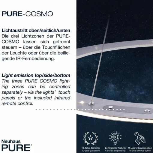 PURE Cosmo Suspension LED Ø 75cm| Suspensions Led|Suspensions