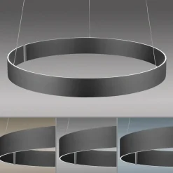 PURE E-Clipse suspension LED, CCT, gris| Suspensions Led|Suspensions