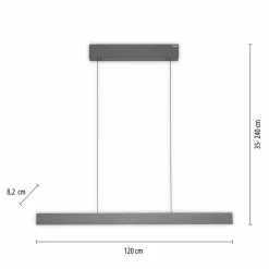 PURE E-Motion suspension linéaire LED, CCT, gris| Suspensions Led|Suspensions