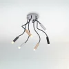 PURE Gemin plafonnier LED à 6 lampes mélange| Plafonniers Led|Plafonniers